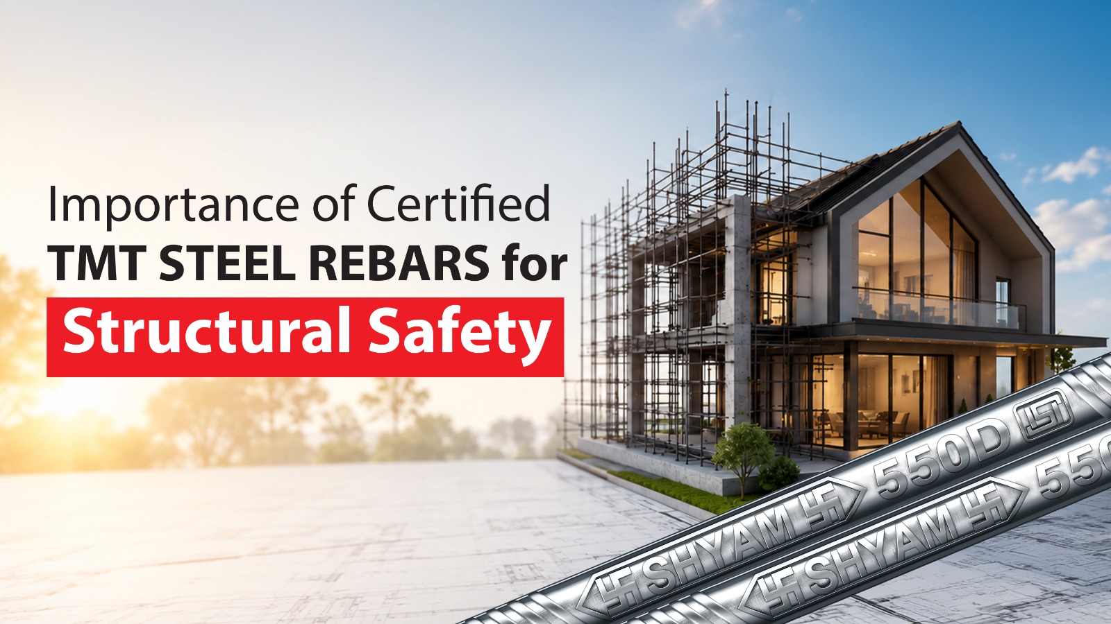 Certified TMT Steel Rebars for Structural Safety