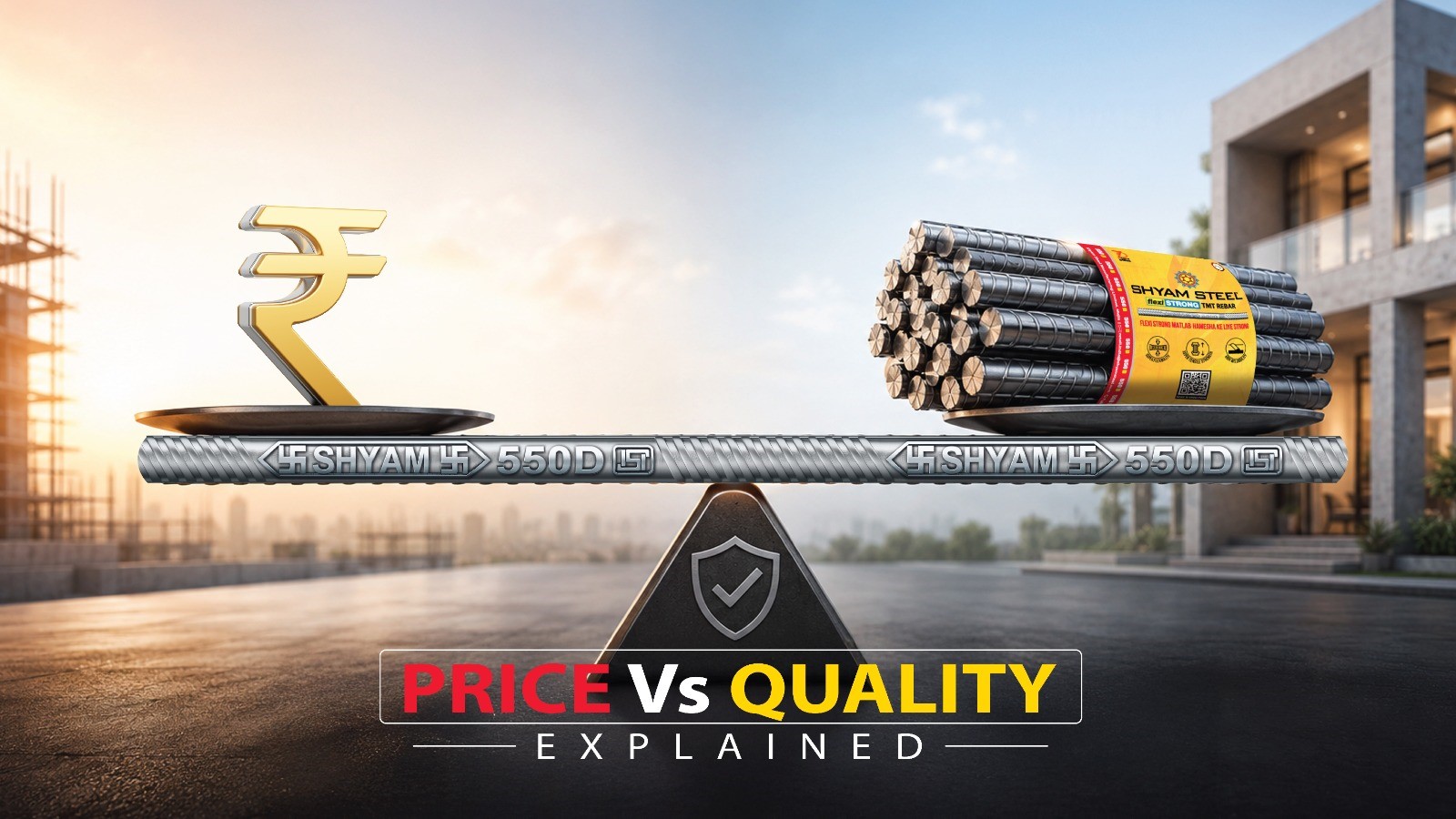 shyam steel price vs quality
